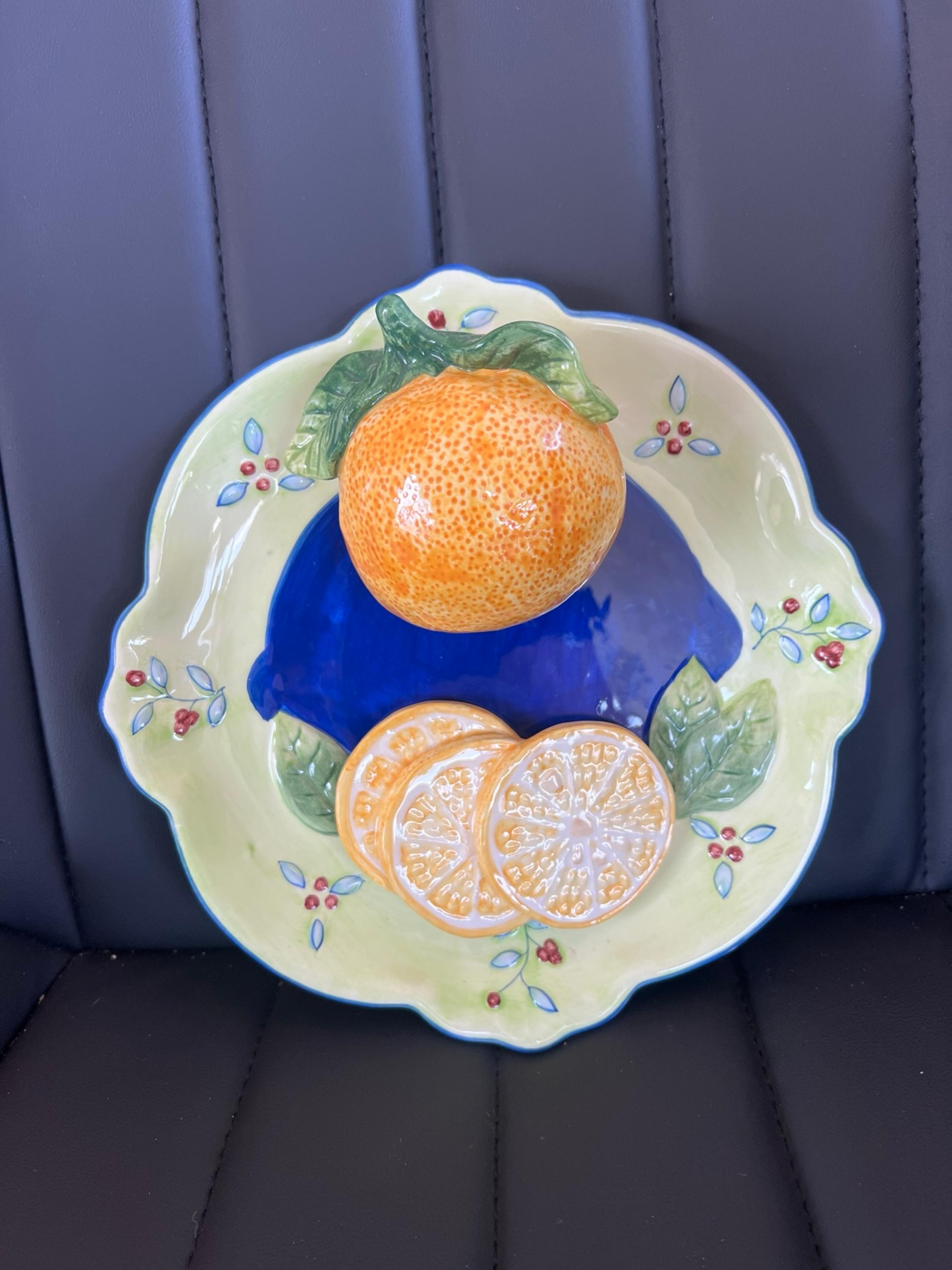 Bella Casa by Ganz decorative Lemon plate