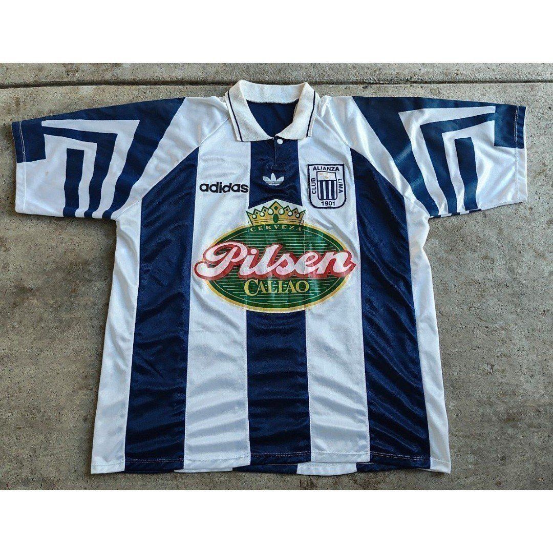 Vintage Adidas Alianza Lima Home Kit 1996