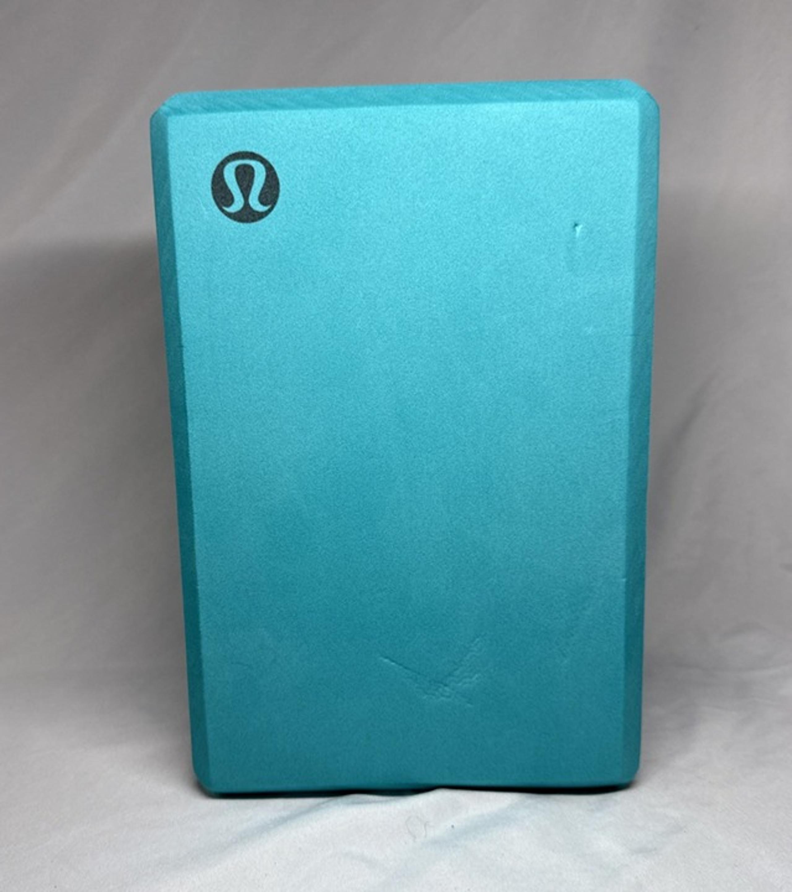 Lululemon Uplifting Yoga Block Blue Pink Green Dense Foam Genuine Used Scuffs - lululemon athletica