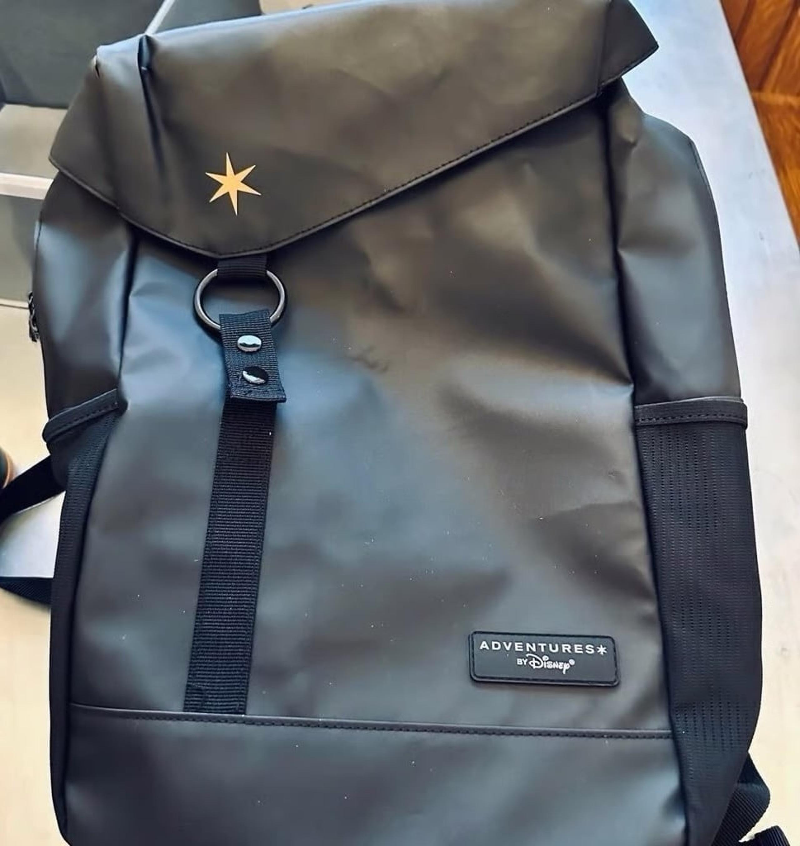 Adventures by Disney Backpack Black Travel Bag NEW Recycled 173E