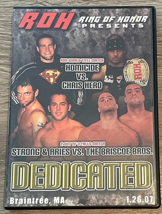 ROH Dedicated 2007 DVD Ring Of Honor AEW WWE PWG TNA ECW