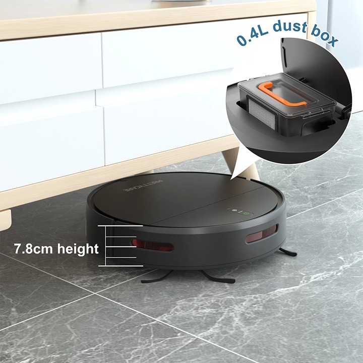 Robot Vacuum Cleaner with 2200Pa,Featured Carpet Boost,Tangle-Free-zsj81