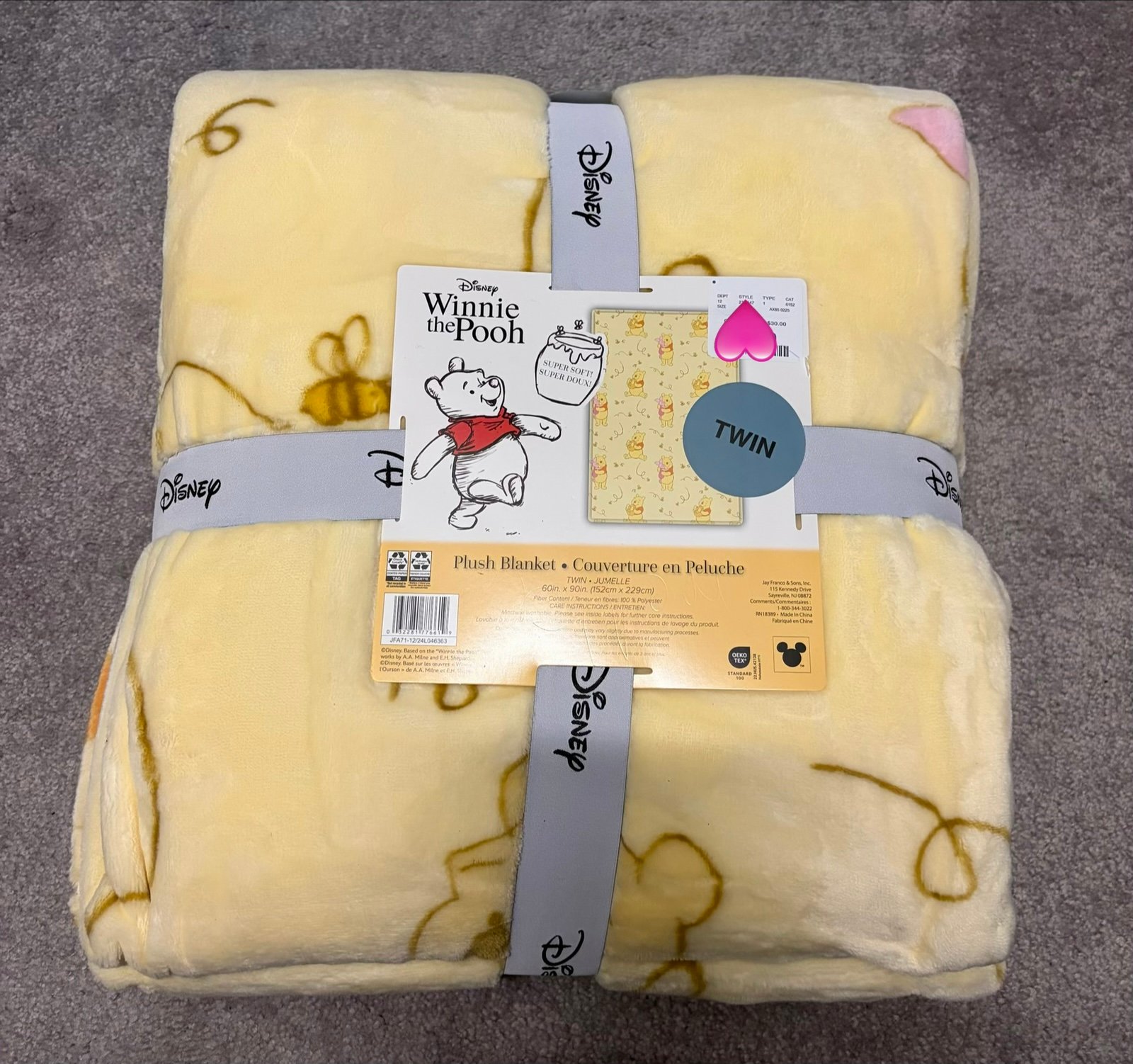 Winnie the Pooh Twin Blanket