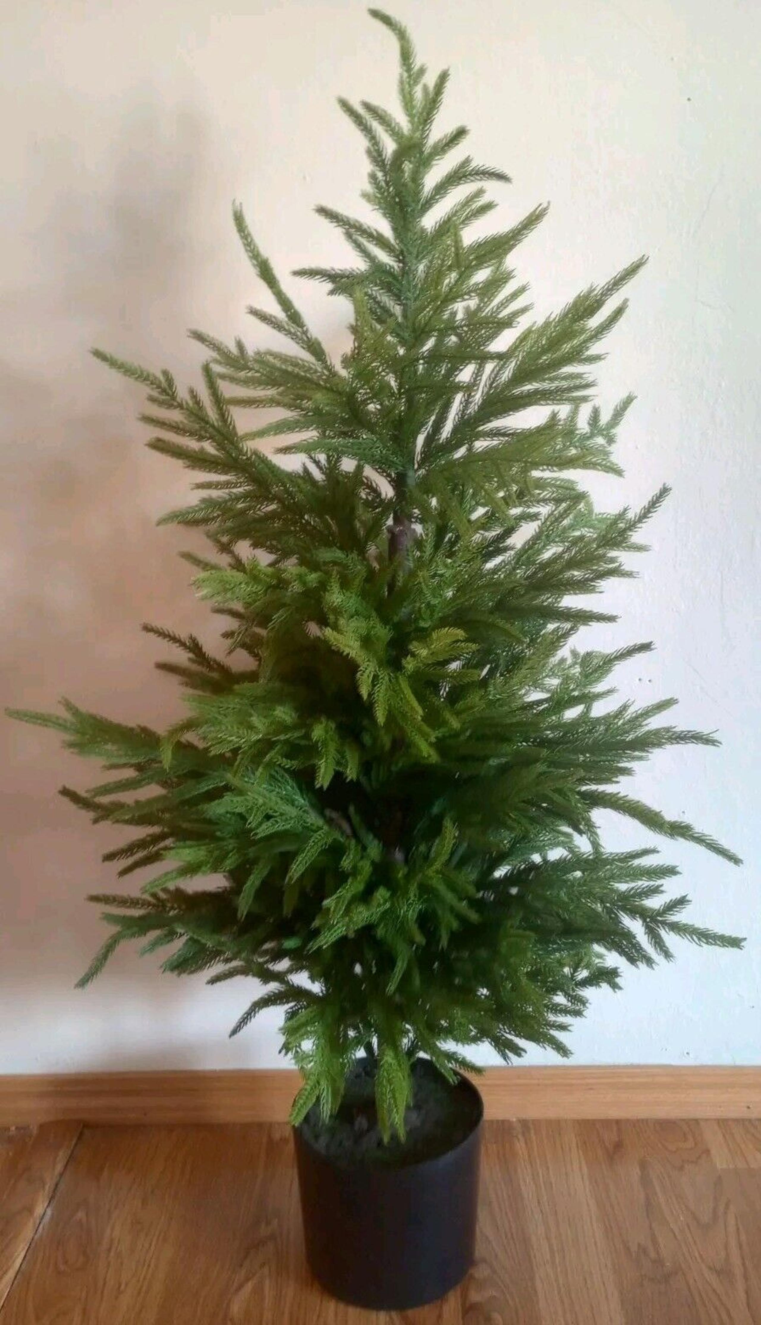 Nearly Natural Norfolk Pine Tree Realistic Look&Feel 40in Artificial Houseplant