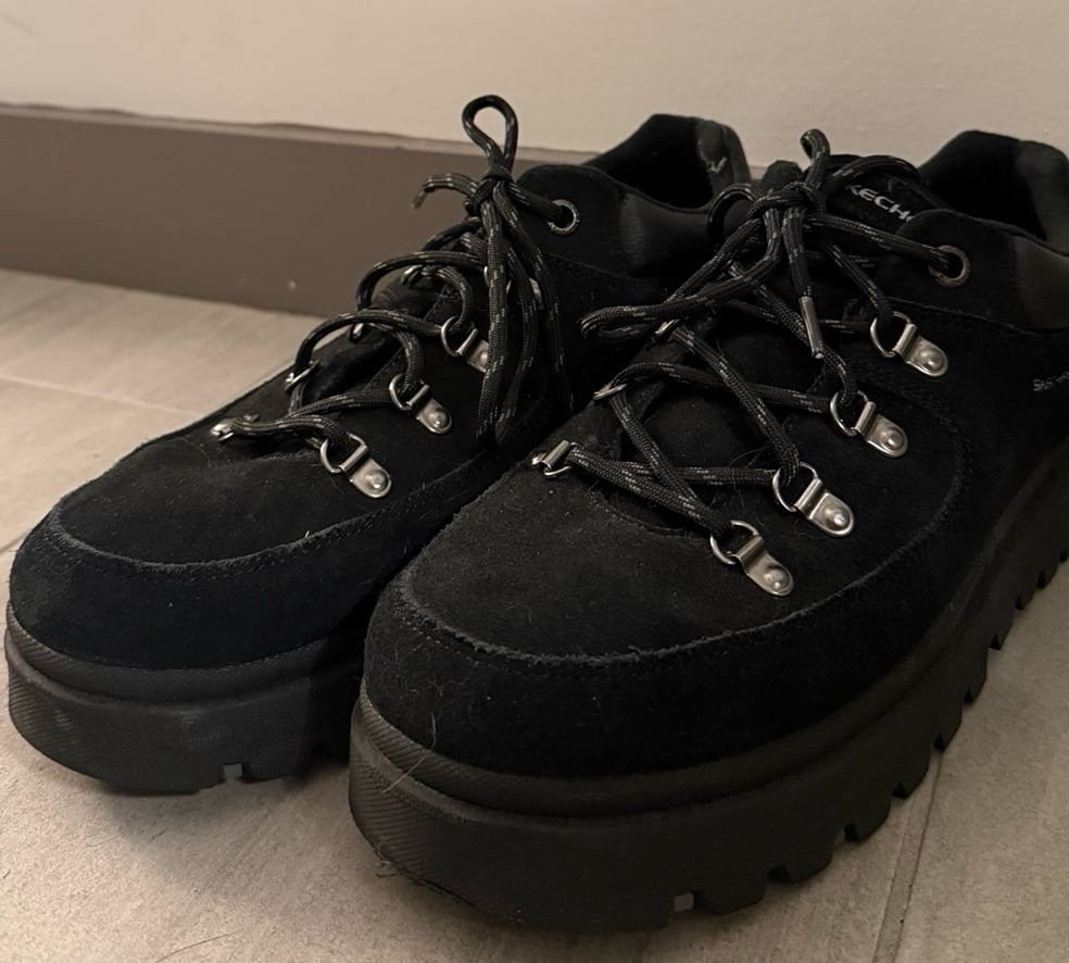 Black Men’s Creepers Sketchers Shoes