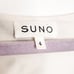 Shantell Martin x SUNO White Graphic 100% Silk Tie Waist Artsy Mini Dress Sz XL