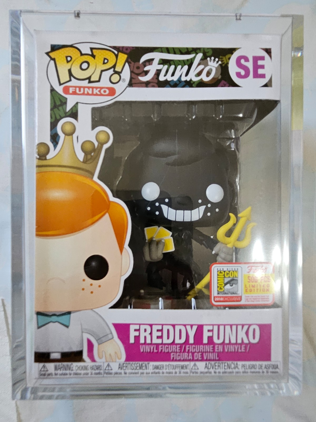 Freddy funko as Cuphead Devil Black Funko Pop
