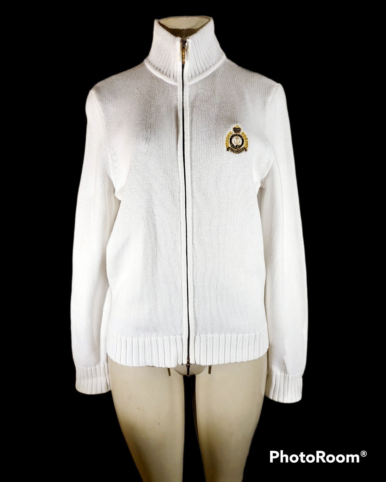 Vintage Lauren Ralph Lauren white sweater medium