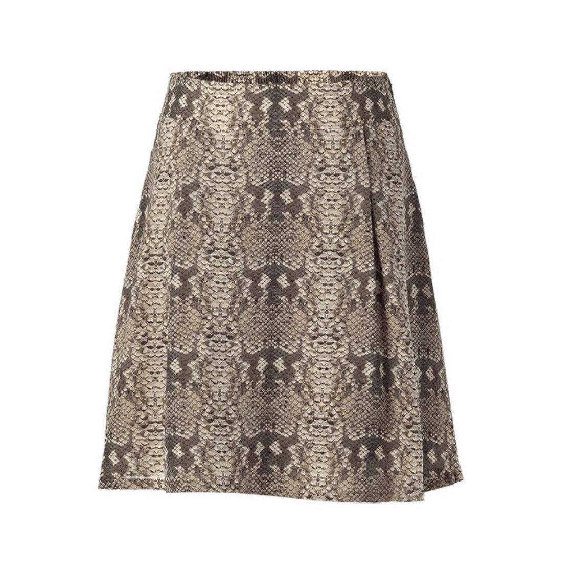 Marc Jacobs Snake Print Silk Skirt