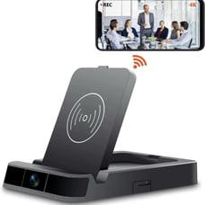 Spy Camera Hidden Camera WiFi Wireless Charger with 160° Lens Security Nanny