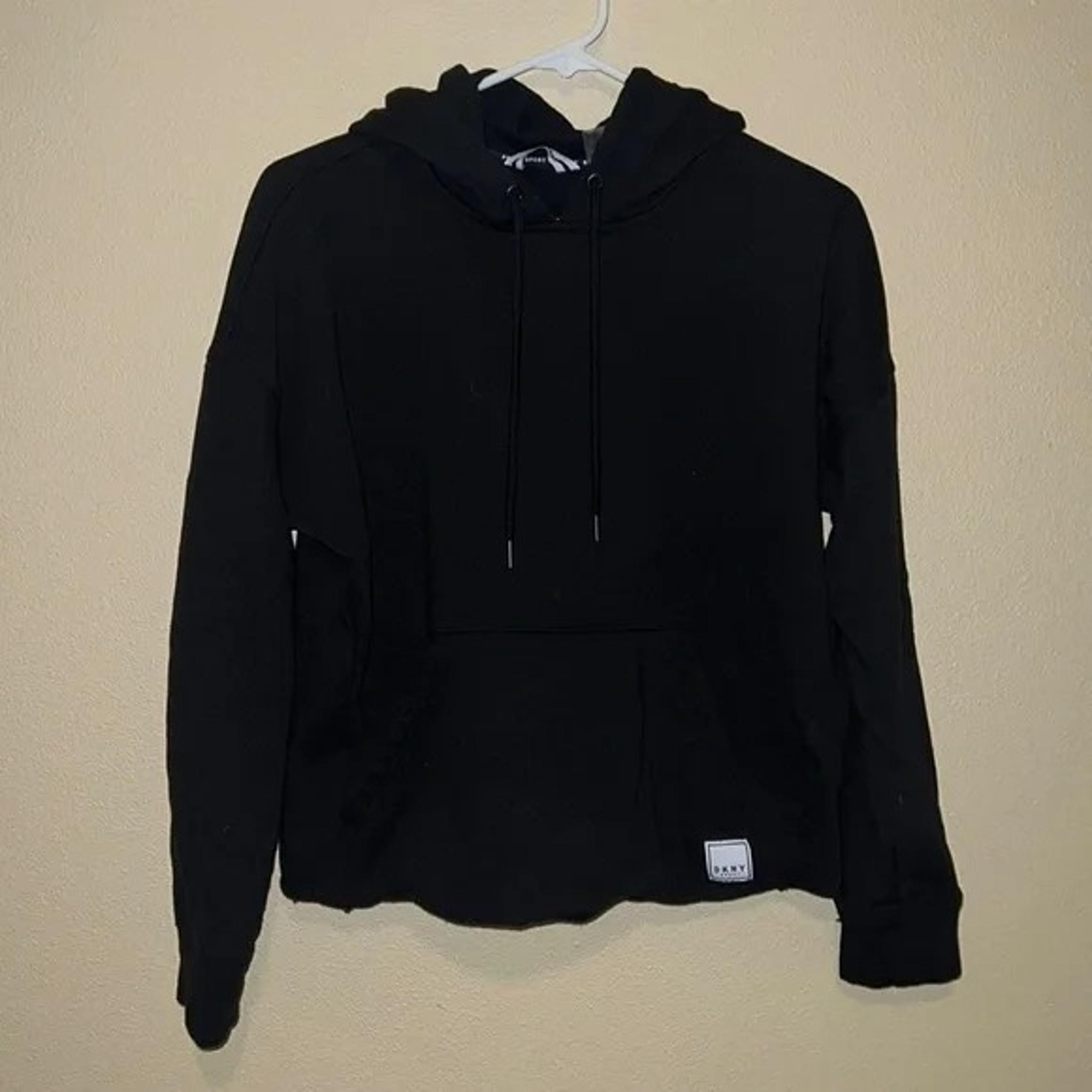 Cropped Black Hoodie