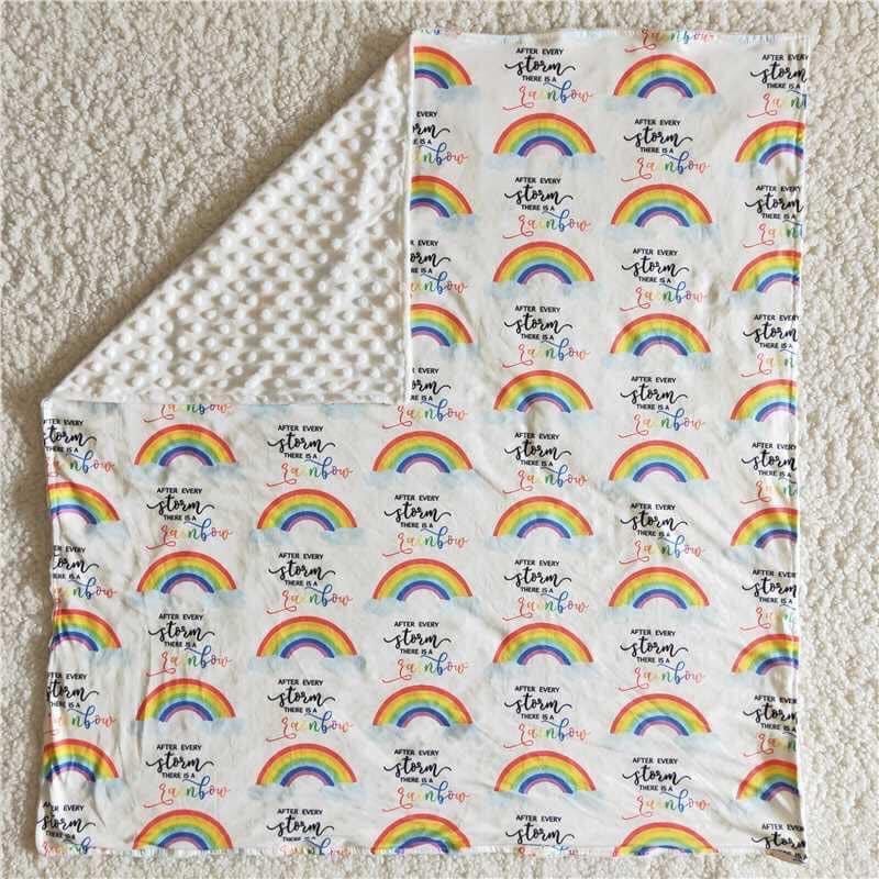 Rainbow baby blanket