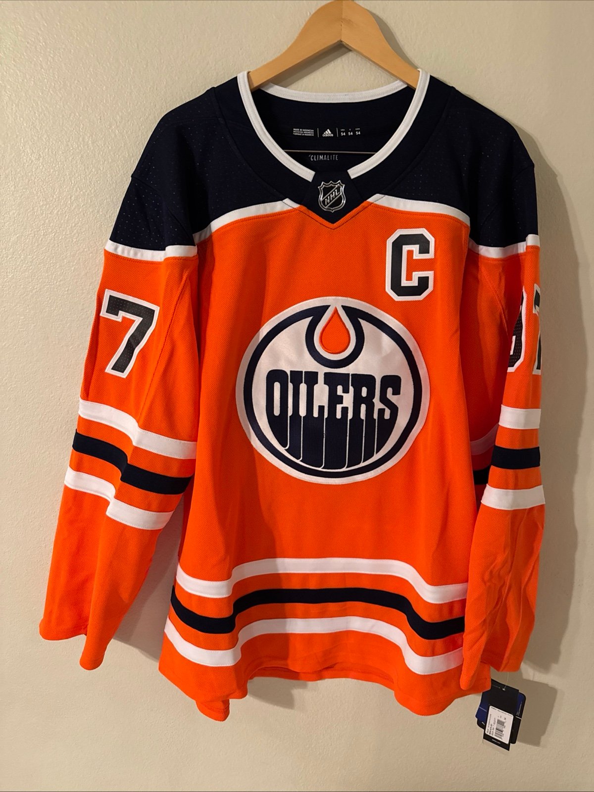 Adidas Edmonton Oilers Connor McDavid Hockey Jersey