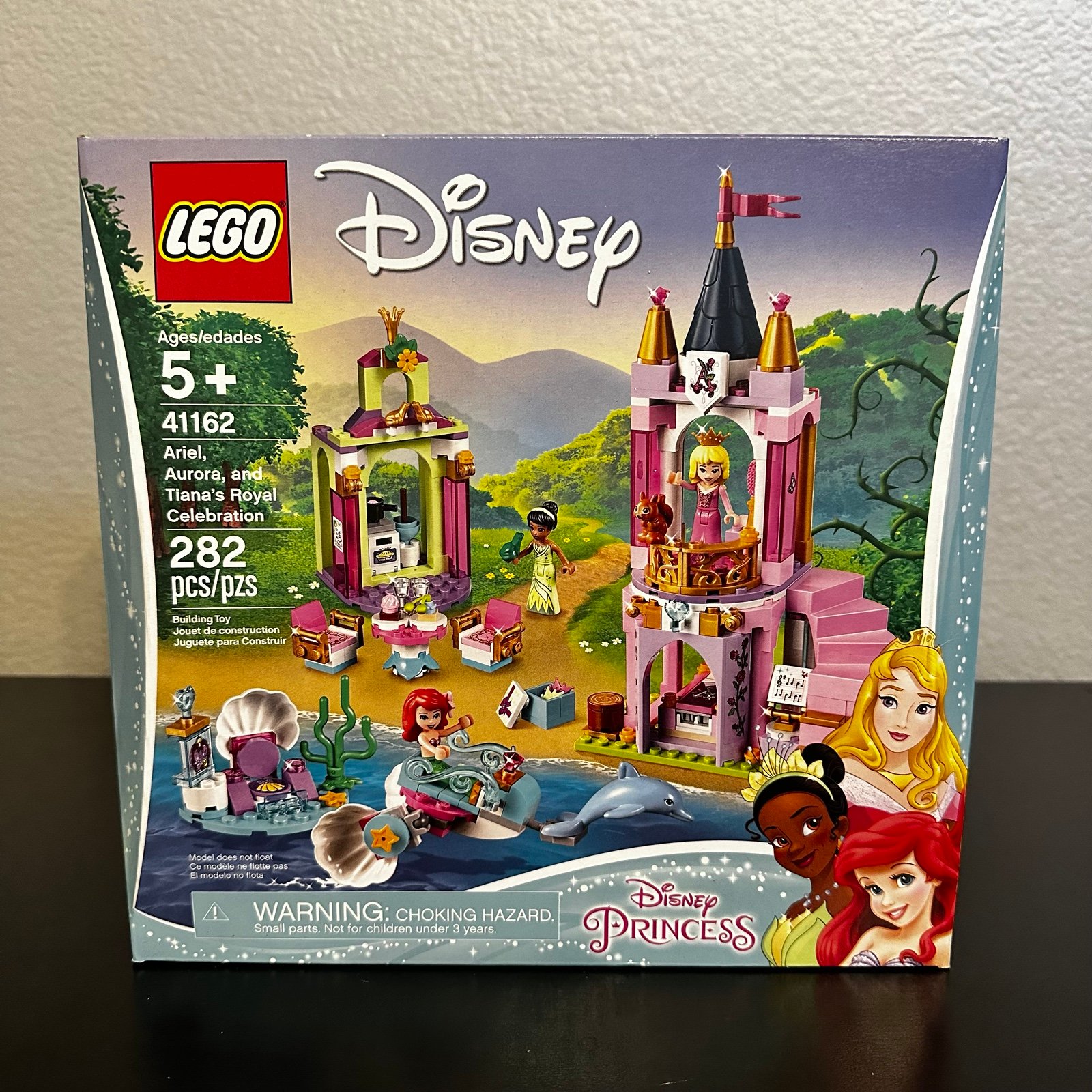 NEW ~ LEGO 41162 ~ Disney Princess Ariel, Aurora, and Tiana's Royal Celebration!
