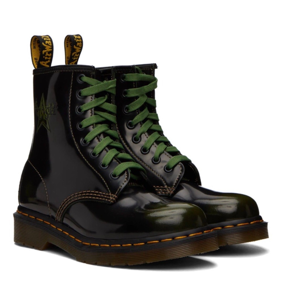 Dr. Marten 1460 The Clash Boots Green Black LIMITED EDITION