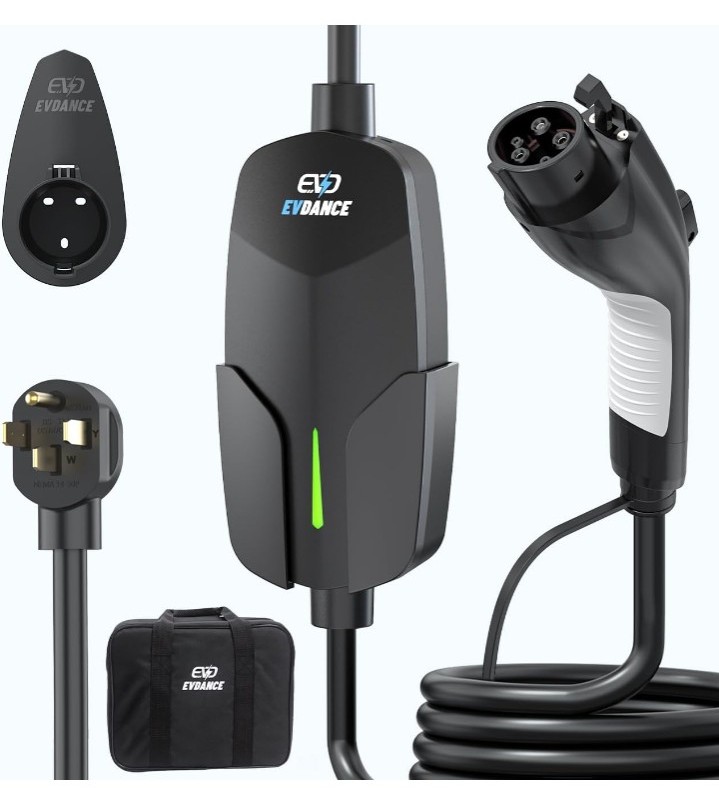 Level 3 EV Charger 7.68KW NEMA 14-50 Plug Portable Electric Vehicle Charger