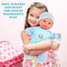 Click N' Play Realistic 12 Baby Boy Doll with Removable Blue Outfit and Hat