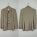 Vintage Escada Beige Tan Wool Skirt Set