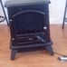A electric fireplace heater