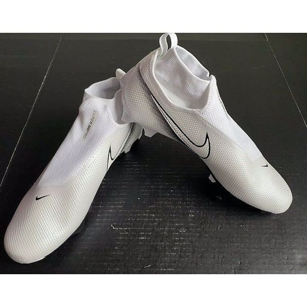 Nike Vapor Edge Pro 360 White Black AO8277-100 Football Cleats Men's Size 16