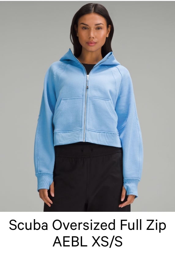Lululemon Full Zip Scuba