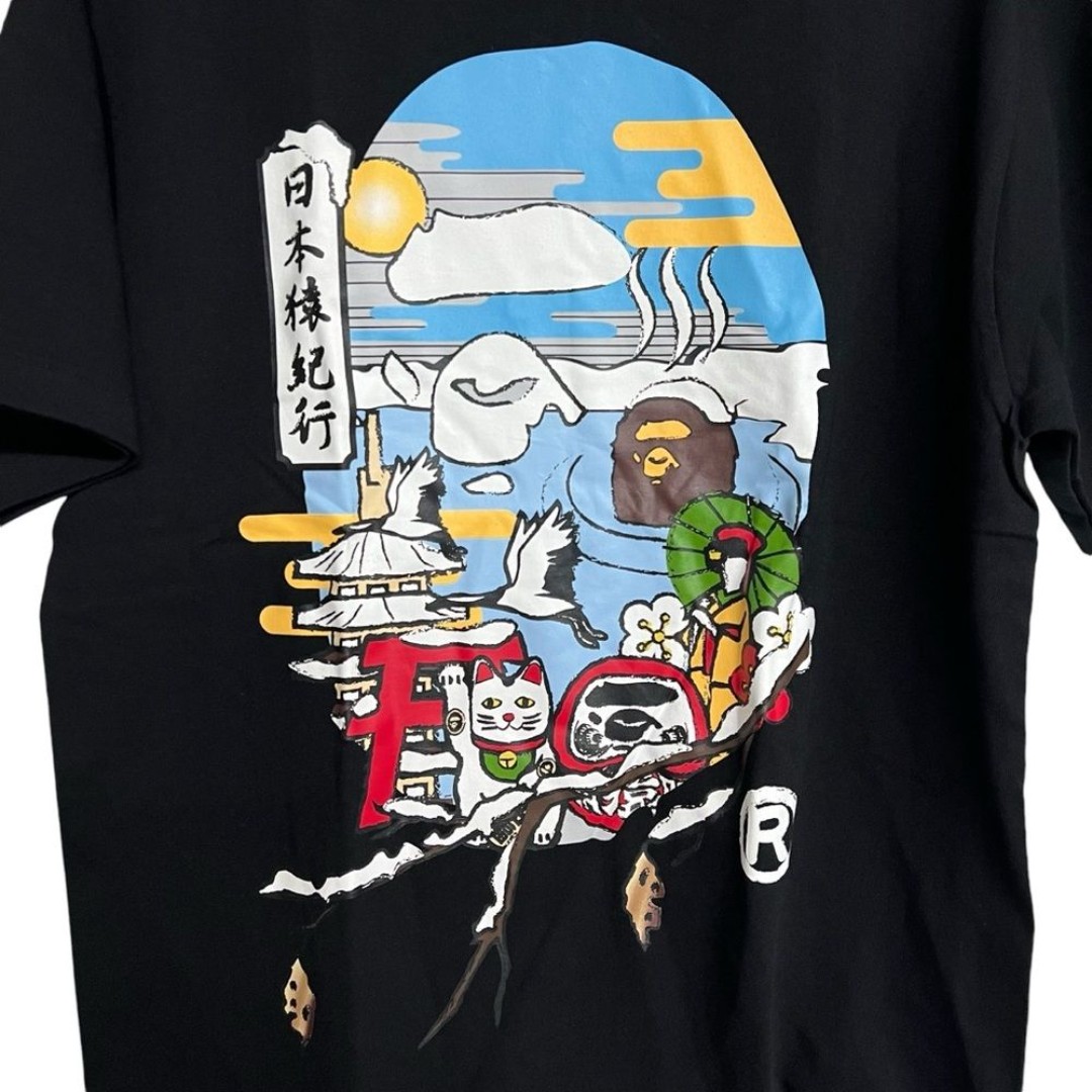 NEW【A BATHING APE】JAPAN CULTURE SPRING APE HEAD TEE BAPE JAPAN CULTURE SPRING APE HEAD TEE (BLACK) – Royalty DFW