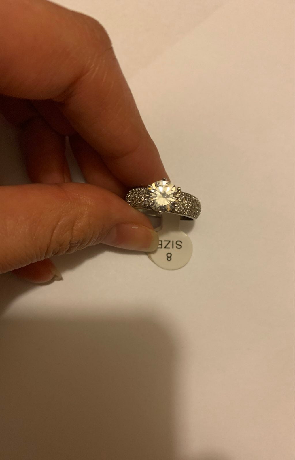 *SALE*Moissanite Diamond Engagement ring
