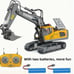 2.4Ghz Remote Control Excavator 2 Batteries Toy Metal Shovel,11 Channel-SADL2D
