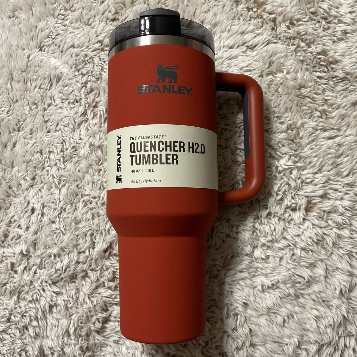 Stanley 40 oz The Flowstate Quencher H2.0 Tumbler 40 oz. Limited Ed Matte Rust