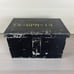 Vintage Militray Ammo Create Locker Box Black TS-GPM-14 Stamp