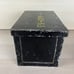 Vintage Militray Ammo Create Locker Box Black TS-GPM-14 Stamp