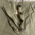 Sezane Rome High Rise Cuffed Trouser Shorts Tan Womens Size M Green