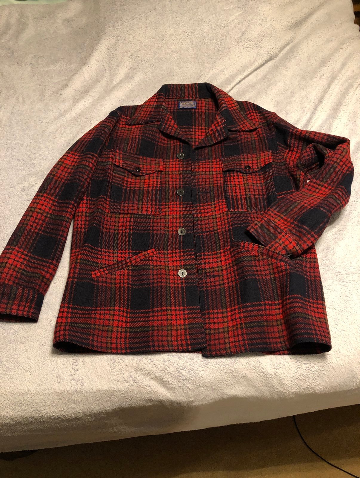 Pendleton plaid Flannel overcoat