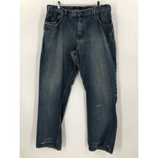 VTG Sean John Mens Jeans 40x34 Distressed Straight Blue Denim Hip Hop Street Y2K
