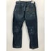 VTG Sean John Mens Jeans 40x34 Distressed Straight Blue Denim Hip Hop Street Y2K