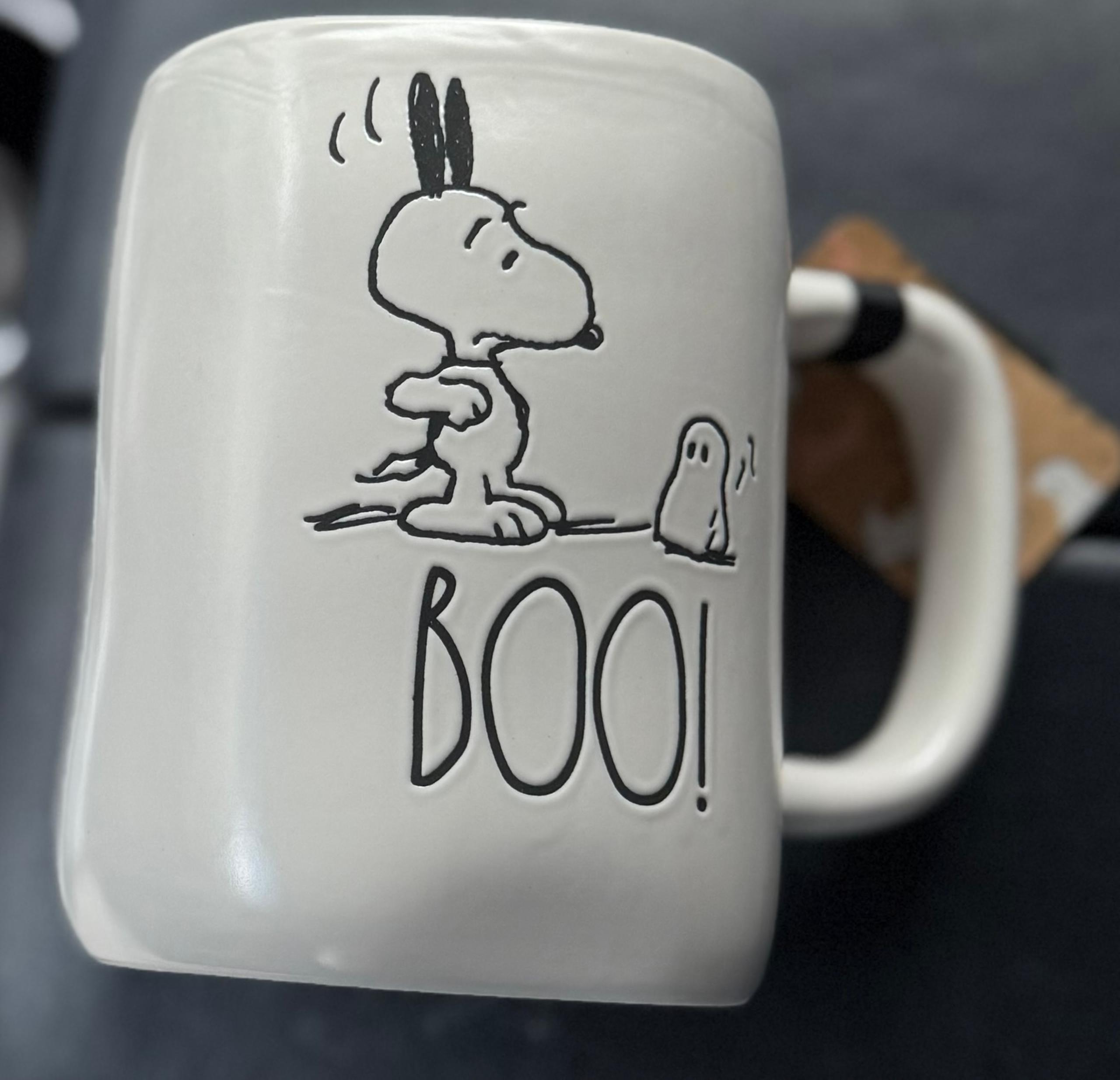 New Release Rae Dunn/Snoopy Halloween 2025 BOO! Mug