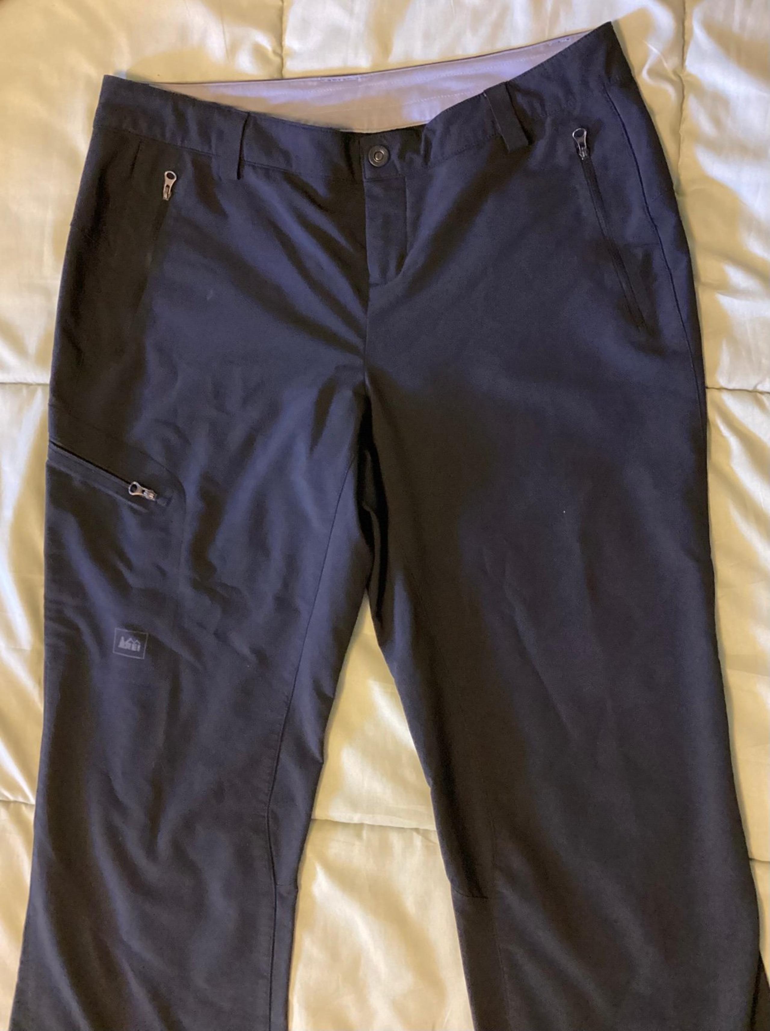 REI Sports Pants Women’s Size 12 89% Polyester 11% Spandex Black