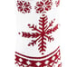 6 Pack 18 Knit Christmas Stockings, Large Rustic Yarn Xmas Stockings