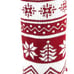 6 Pack 18 Knit Christmas Stockings, Large Rustic Yarn Xmas Stockings