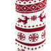 6 Pack 18 Knit Christmas Stockings, Large Rustic Yarn Xmas Stockings