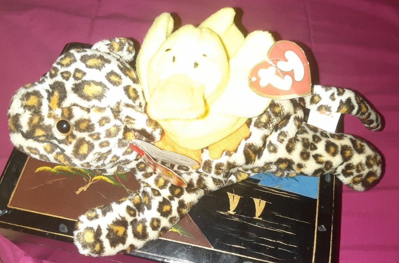 Ty beanies lot Freckles and Quacks