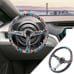 NEW JDM UNIVERSAL 350MM STICKERBOMB Acrylic Deep Dish 6 Holes Steering Wheel
