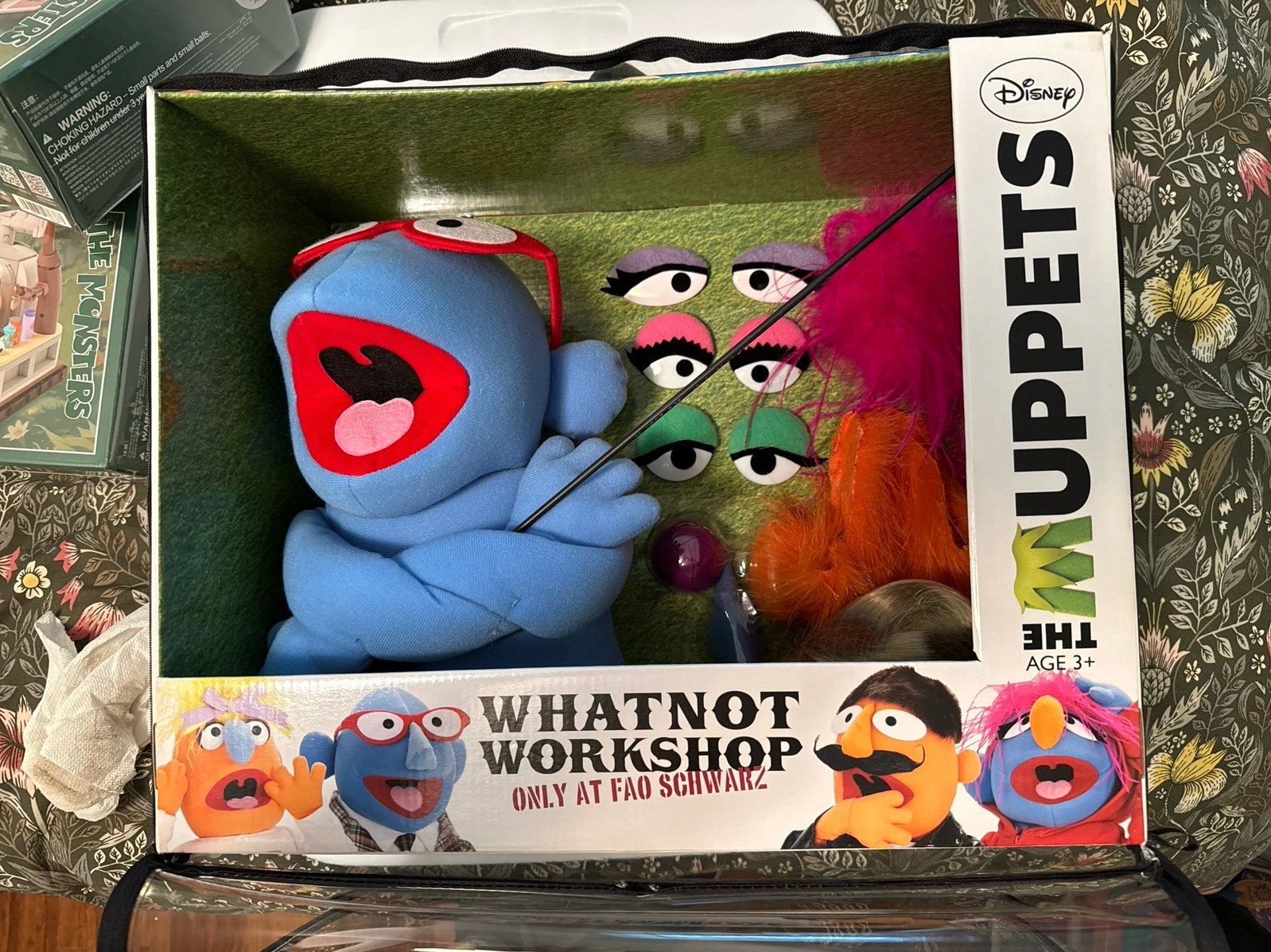 The Muppets Whatnot Workshop Puppet FAO Schwarz blue body