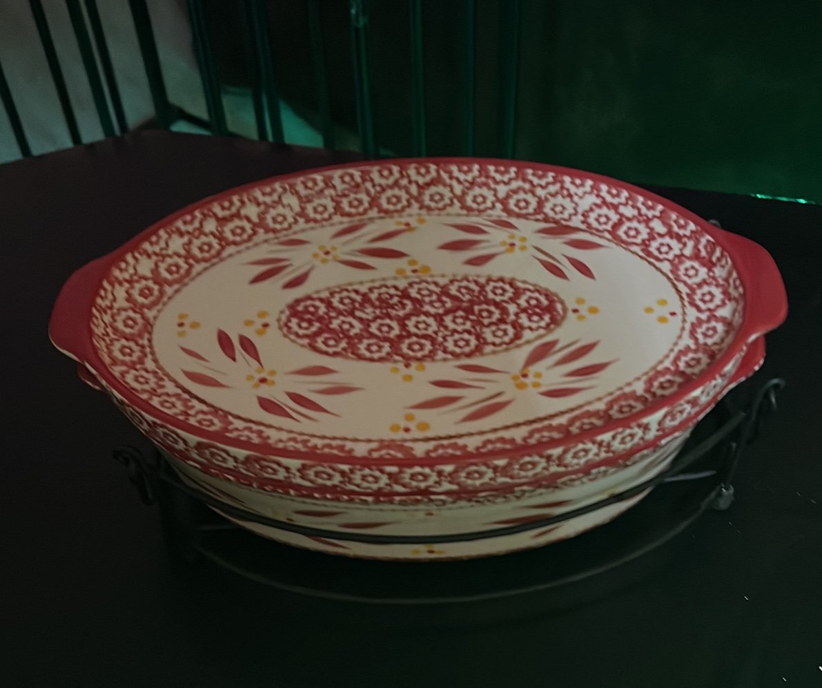 Temptations old world 2.5 qt casserole dish