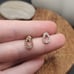 Equestrian drop earrings E865