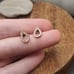Equestrian drop earrings E865