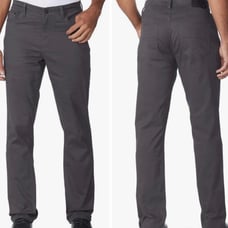 English Laundry Men's 5 Pocket Midway Every Day Stretch Pant in Grey Sz 34X32
