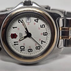 Vintage Swiss Army Officer Ladies' 29mm Stainless Steel Watch. Fits 6 . New Bat.