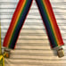 Rainbow Pride Day Suspenders. Wear the colors on pride day