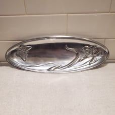LENOX, Butterfly Meadow Silver Oval Tray